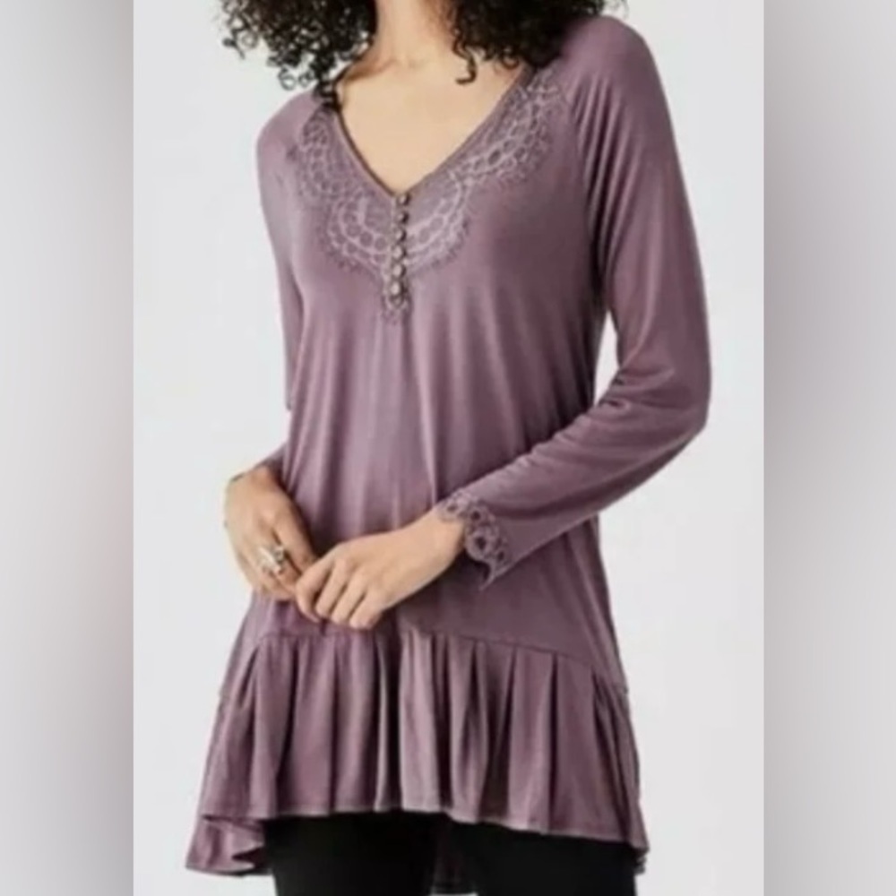 Matilda Jane Long Sleeve Ruffle Trim V-neck Blouse